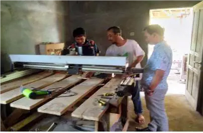 MESIN CNC RAKITAN MILIK KUB BUMI HIJAU LESTARI (ZW<br>